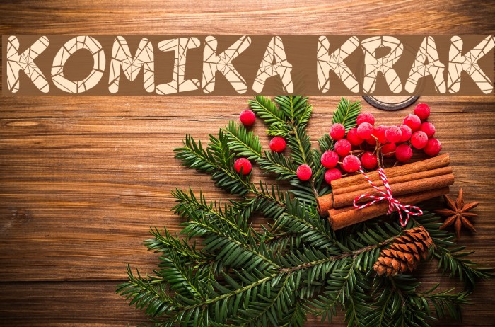 Komika Krak Font examples