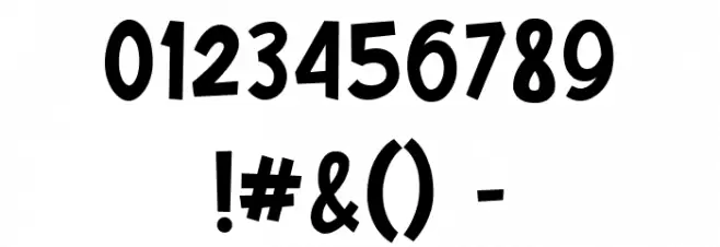 Komika Normal Font OTHER CHARS