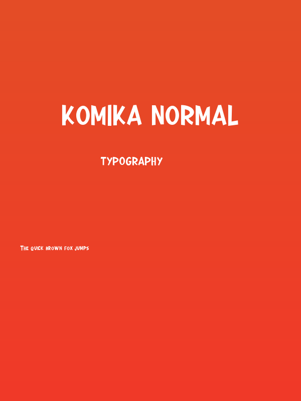 Komika Normal Poster