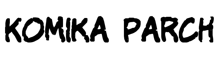 Komika Parch  font caratteri gratis