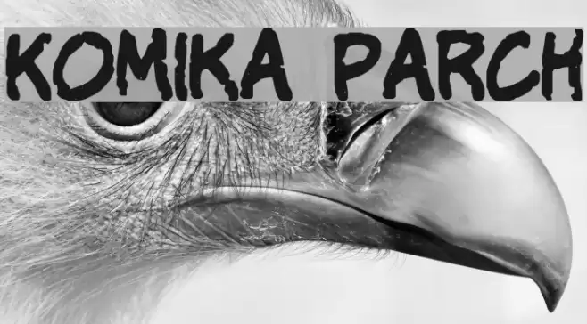 Komika Parch Font examples