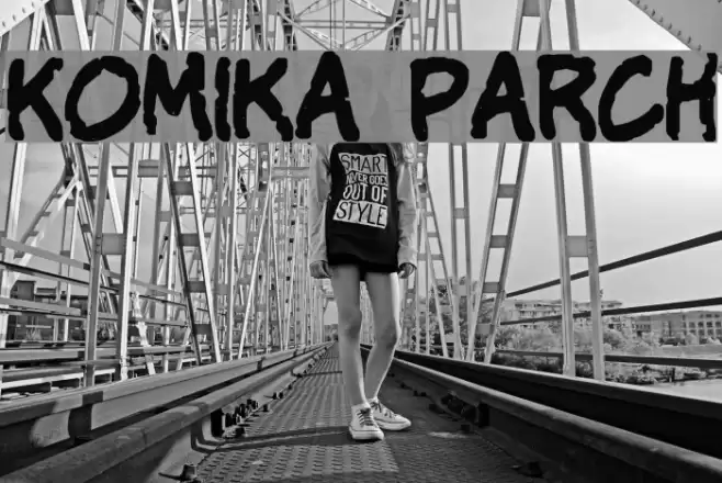 Komika Parch Font examples