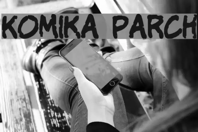 Komika Parch Font examples