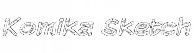 Komika Sketch  Frei Schriftart Herunterladen
