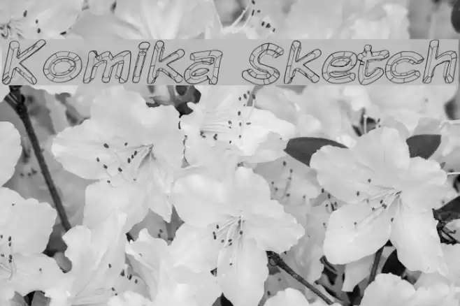 Komika Sketch Font examples