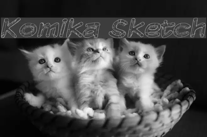 Komika Sketch Font examples
