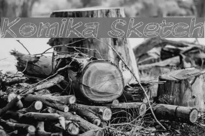Komika Sketch Font examples