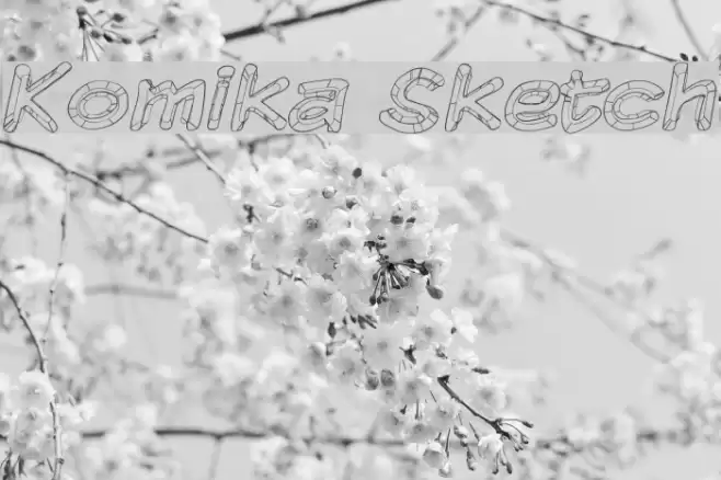 Komika Sketch Font examples