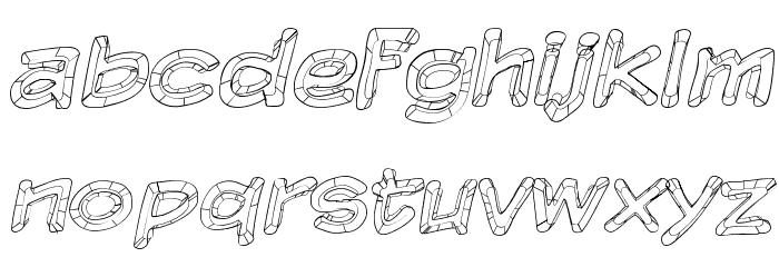 Komika Sketch Font LOWERCASE