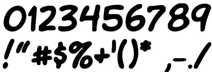 Komika Slick Font OTHER CHARS