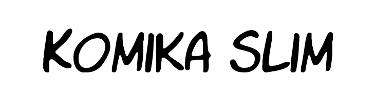 Komika Slim Font