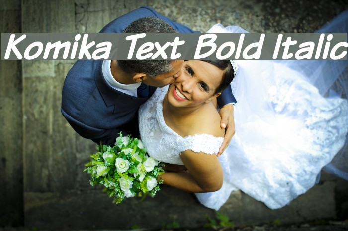 Komika Text Bold Italic フォント examples