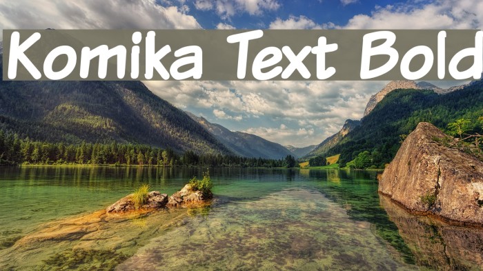 Komika Text Bold Example 3