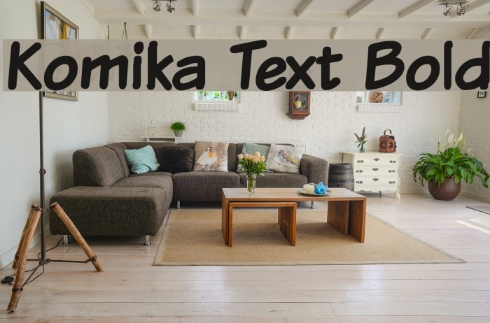 Komika Text Bold Font examples