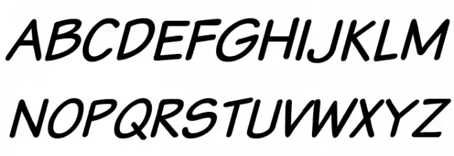 Komika Text Italic  