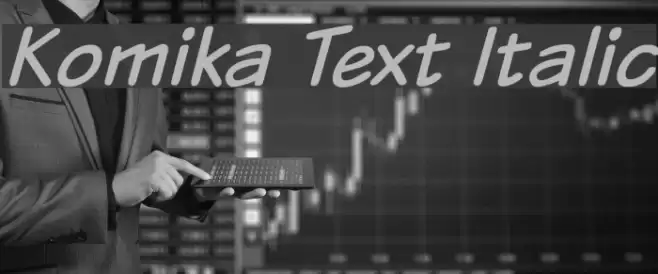 Komika Text Italic  examples