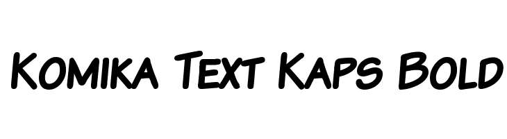 Komika Text Kaps Bold Font