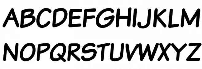 Komika Text Kaps Bold Polices MAJUSCULES
