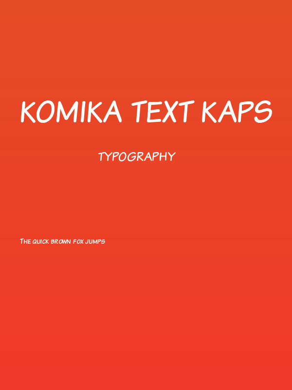 Komika Text Kaps Poster