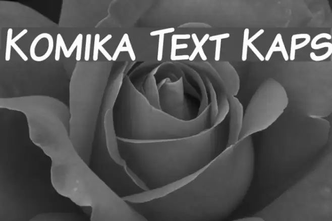 Komika Text Kaps examples