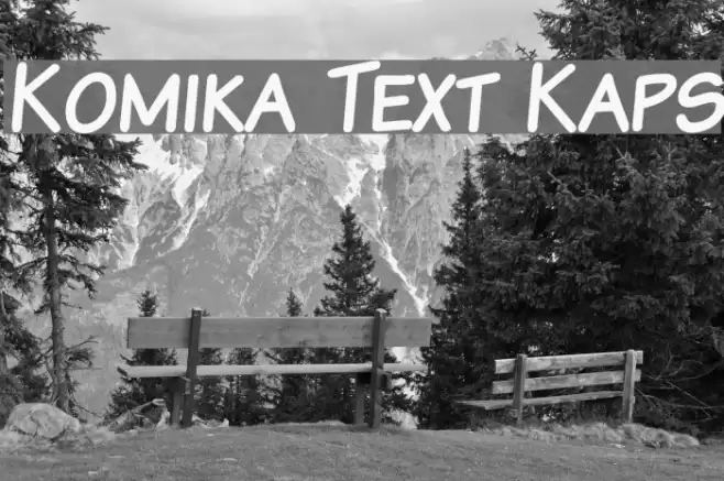 Komika Text Kaps examples