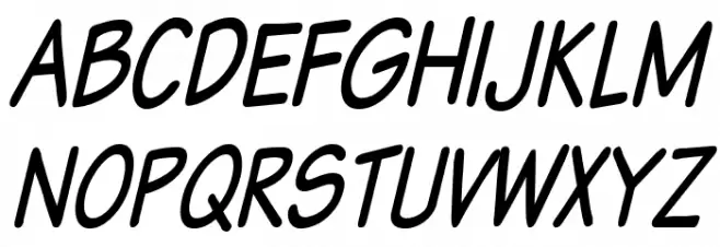 Komika Text Tight Italic  
