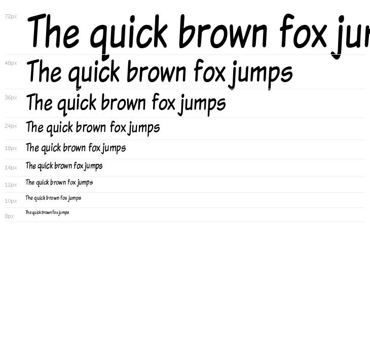 Komika Text Tight Waterfall