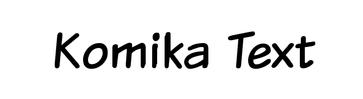 Komika Text Font