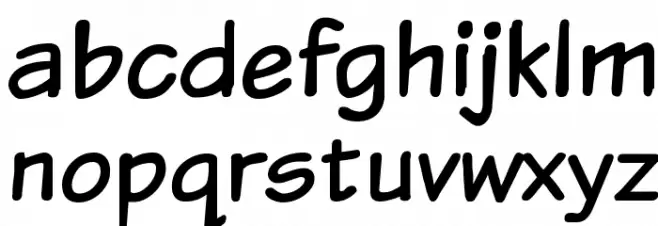 Komika Text Font LOWERCASE