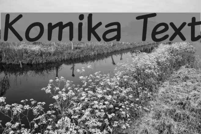 Komika Text examples