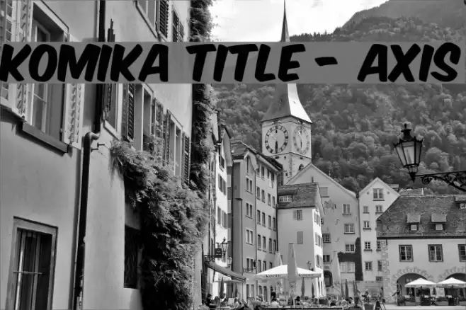 Komika Title - Axis Fuentes examples