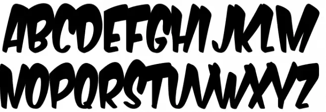 Komika Title - Boogie Font LOWERCASE