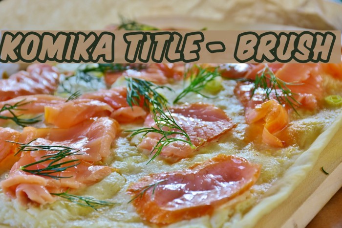 Komika Title - Brush Font examples