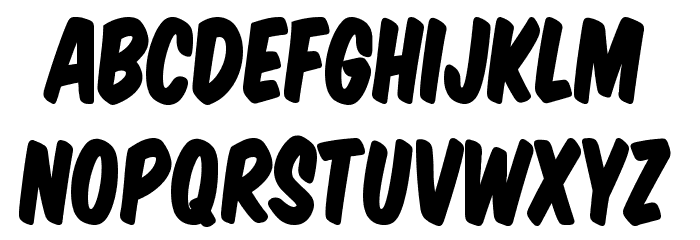 Komika Title - Kaps Font LOWERCASE