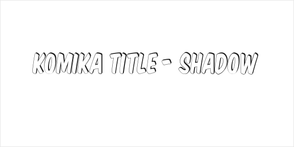 Komika Title - Shadow Logo