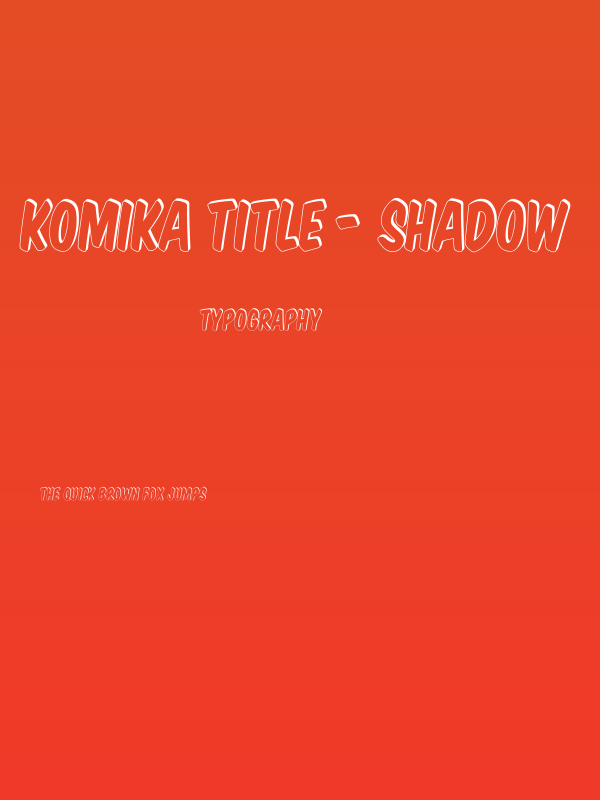 Komika Title - Shadow Poster