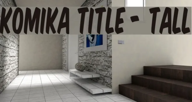 Komika Title - Tall Example 3