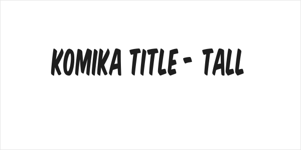 Komika Title - Tall Logo