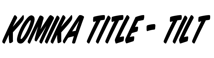Komika Title - Tilt  नि: शुल्क फ़ॉन्ट्स डाउनलोड