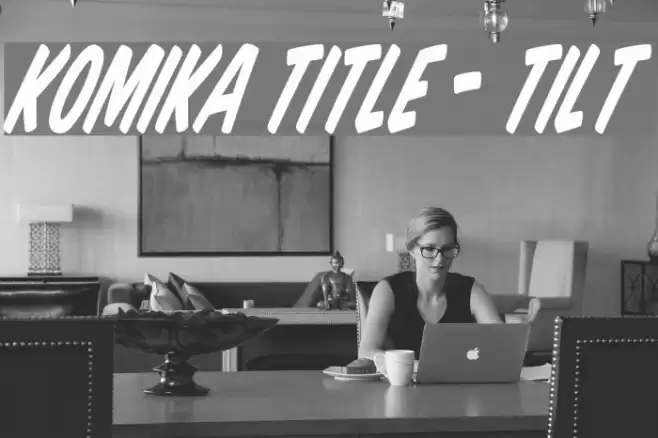 Komika Title - Tilt Polices examples