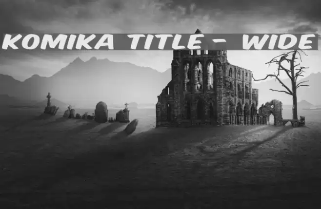 Komika Title - Wide  examples