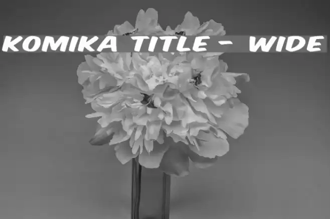 Komika Title - Wide  examples