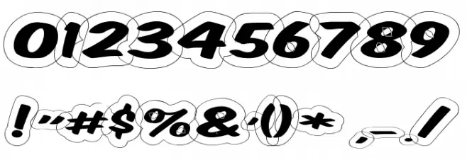 Komika Title - Wired Font OTHER CHARS