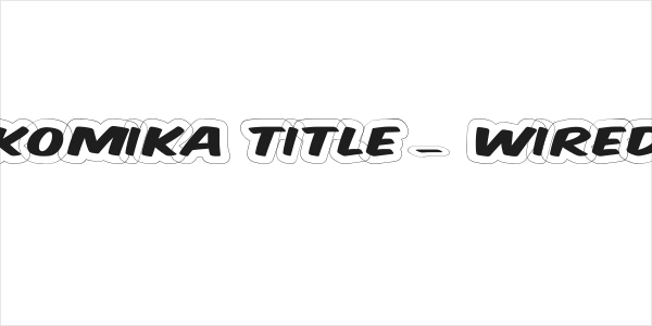 Komika Title - Wired Logo