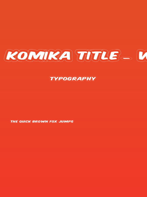 Komika Title - Wired Poster