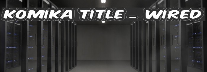 Komika Title - Wired Font examples