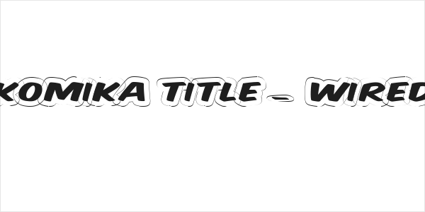 Komika Title - Wired Logo