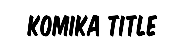 Komika Title Font