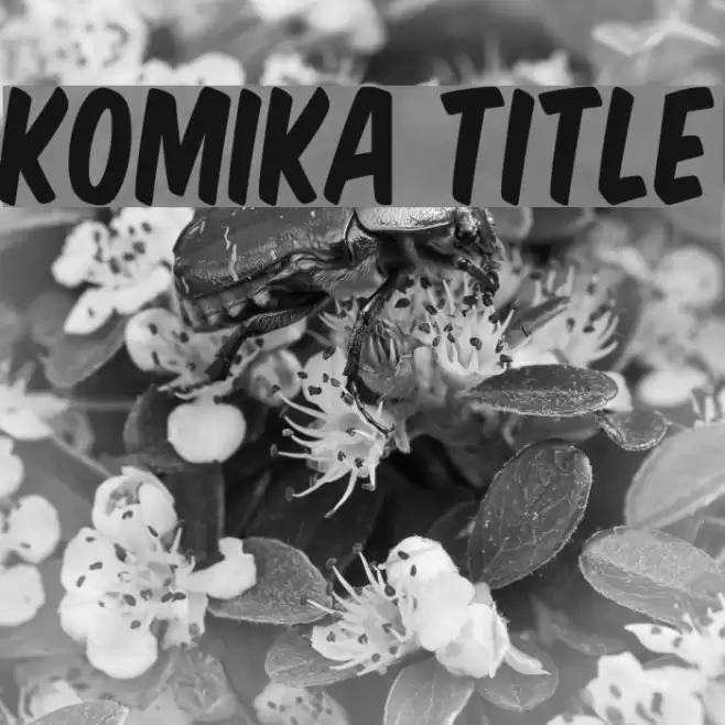 Komika Title Fuentes examples