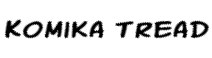 Komika Tread  Free Fonts Download